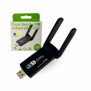 Adaptador Usb Wi-fi Wireless Dual Band 5ghz 2.4ghz C/ Antena Wifi 5