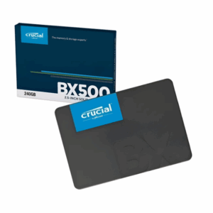 Ssd Crucial Bx500 240gb, Sata3 Leitura 540mb/s Gravação 500mb