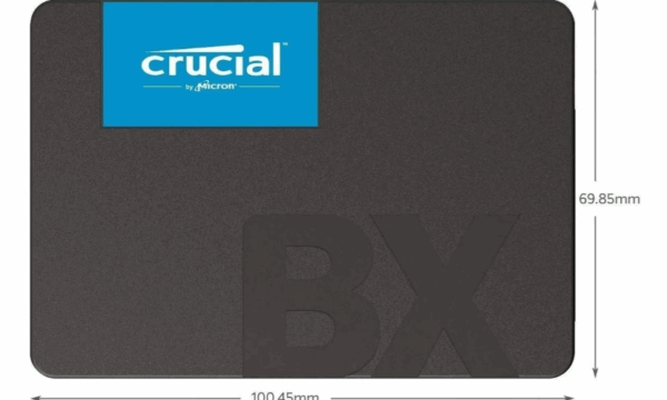 Ssd Crucial Bx500 500GB, Sata3 Leitura 540mb/s Gravação 500mb - Novo - Imagem 3