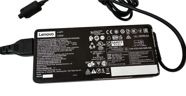 Fonte Carregador P/ Notebook Lenovo L340 Gamer 20v 135w Original - Imagem 3