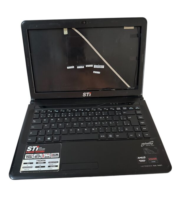 Carcaça Completa Notebook Semp Toshiba Ni 1401 Na 1401 Cod.3204 - Imagem 2