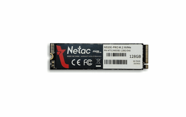 SSD M.2 NVME 128GB Netac - Novo