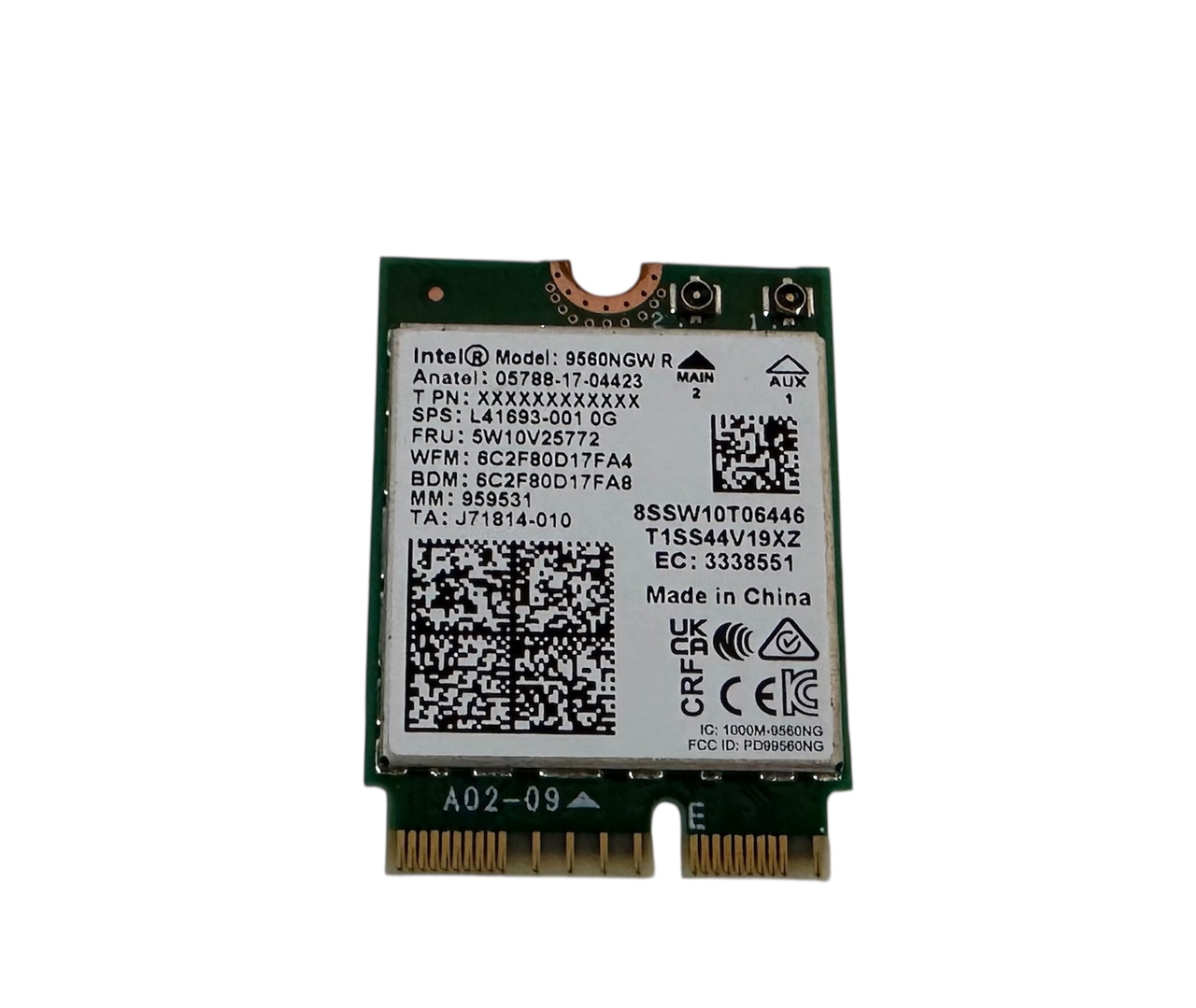 Placa Wireless Notebook Lenovo Ideapad 1 15iau7 Original Cod.3253