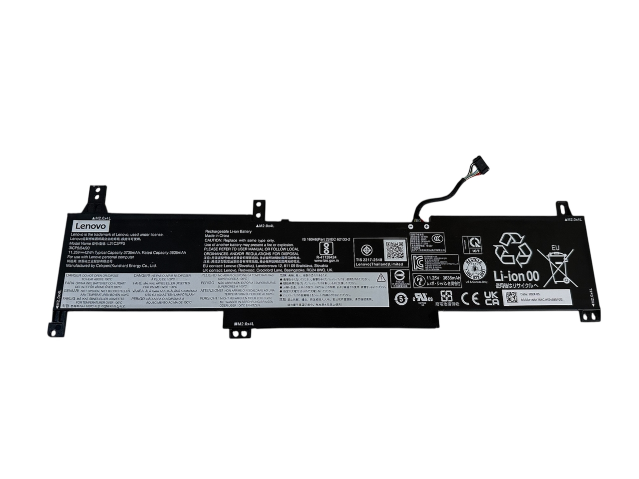 Bateria P/ Notebook Lenovo Ideapad 1 15iau7 Original Cod.3244 - Imagem 2