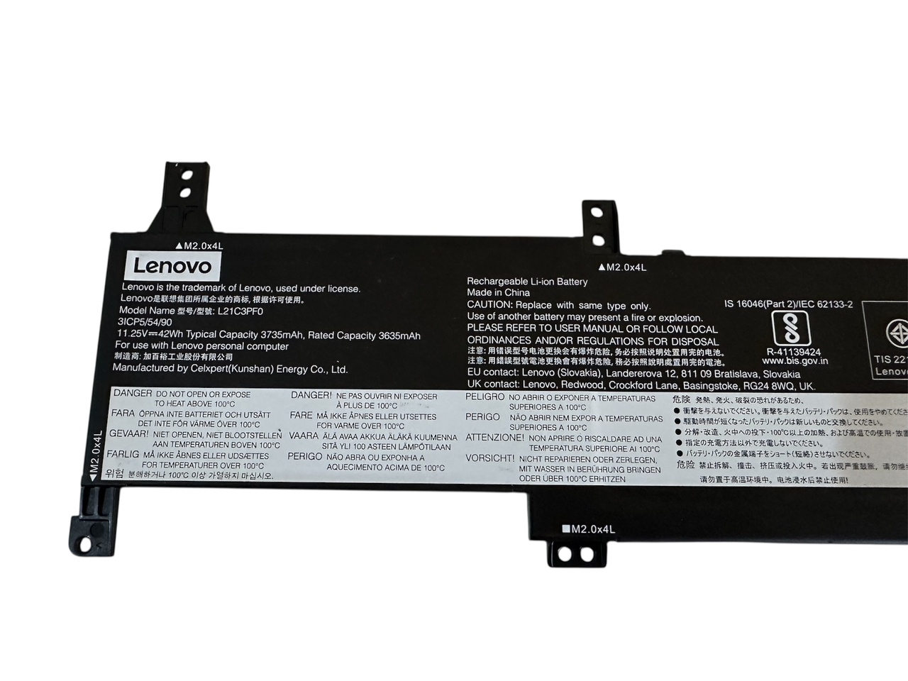 Bateria P/ Notebook Lenovo Ideapad 1 15iau7 Original Cod.3244 - Imagem 3