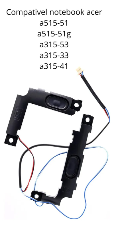 Par Alto Falante P/ Notebook Acer Aspire 3 A315-533 Original Cod.1714 - Imagem 3