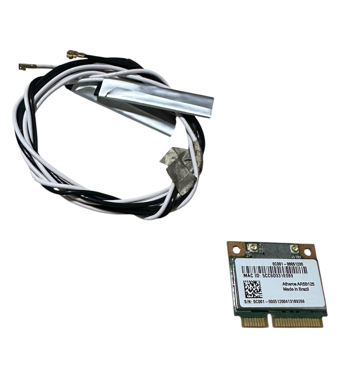 Placa Wireless C/ Antena Notebook Asus X451c X451a Original Cod.810