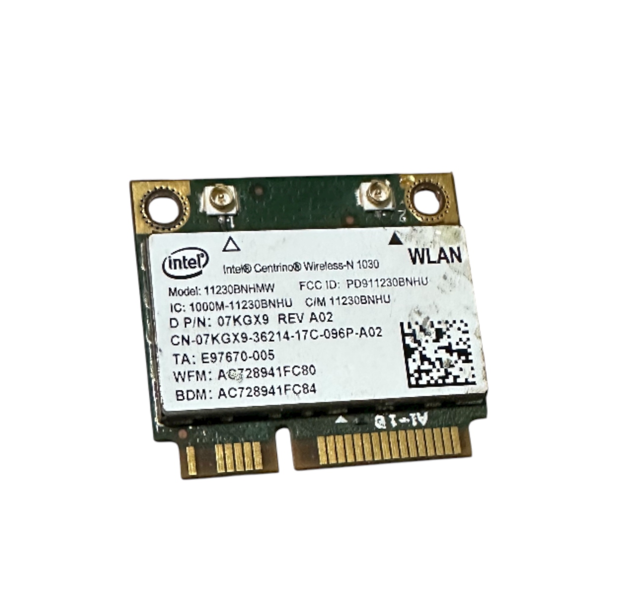 Placa Wireless C/ Antena Notebook Dell Inspirion 3550 Original Cod.3259 - Imagem 2