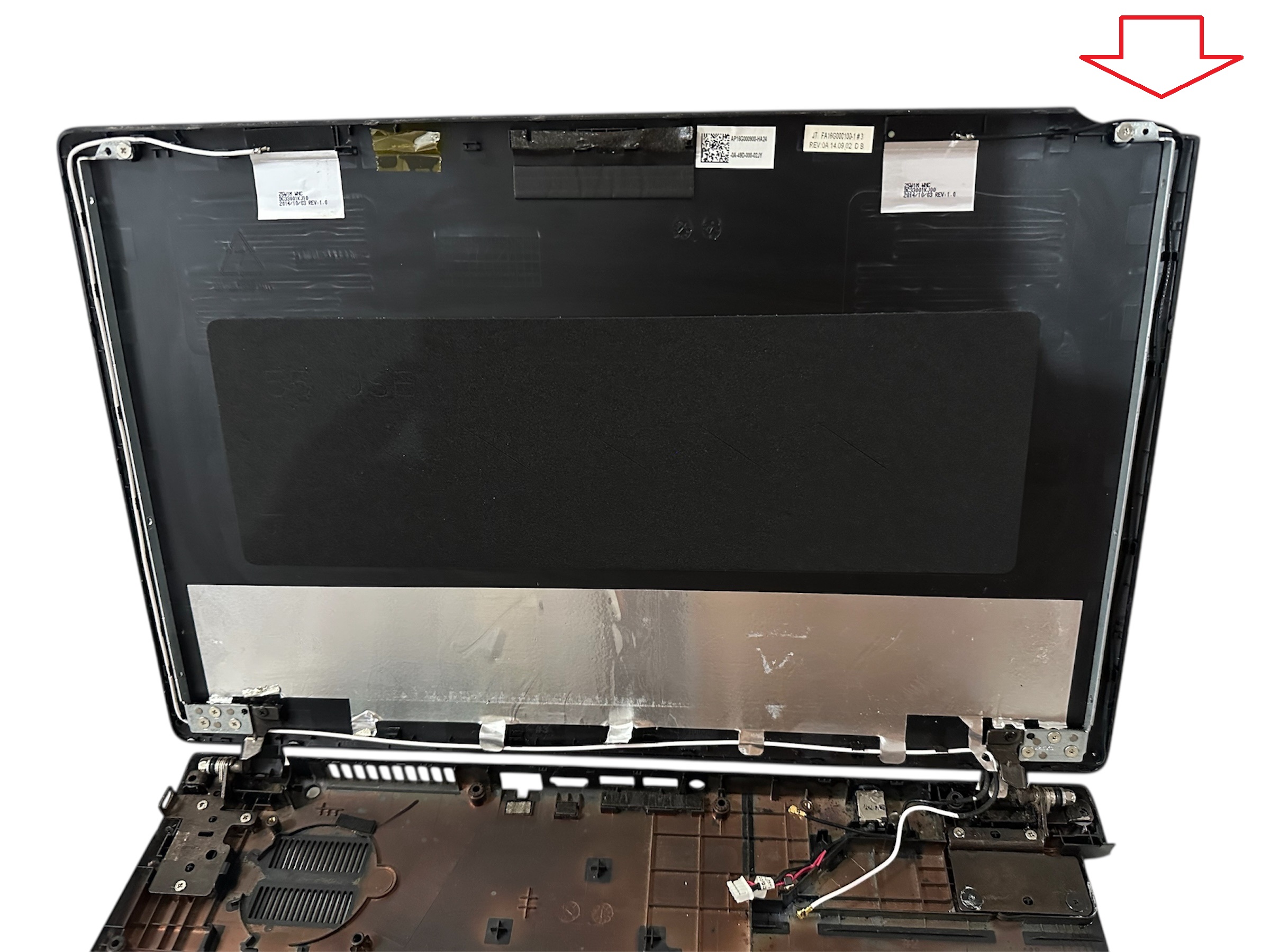 Carcaça Completa Notebook Acer Aspire Es1-511 Series Leia. Cod.3304 - Imagem 9