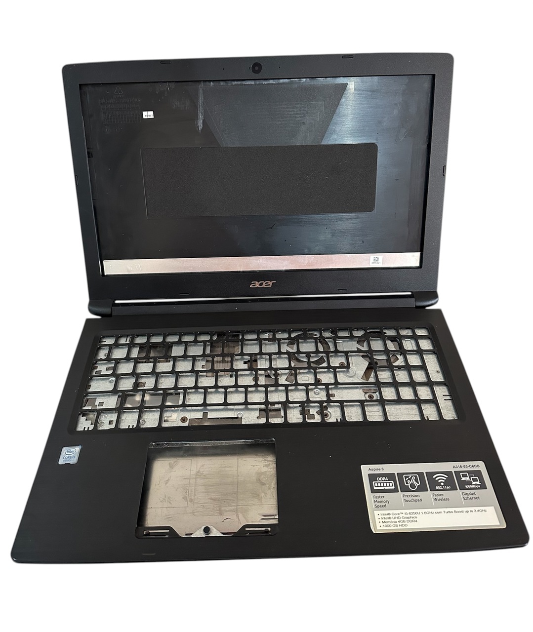Carcaça Completa Notebook Acer Aspire 3 A315-53 Cod.3347