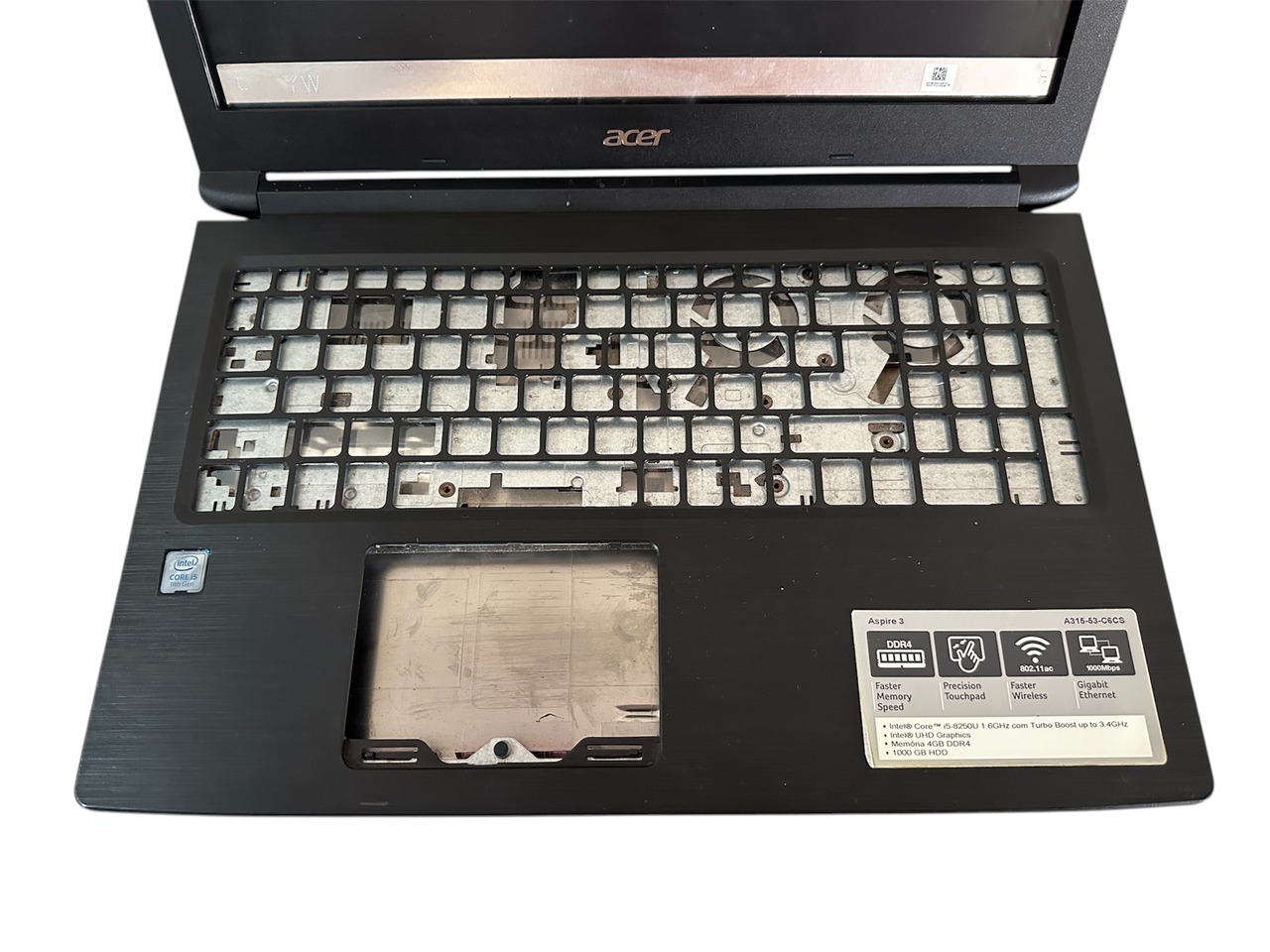 Carcaça Completa Notebook Acer Aspire 3 A315-53 Cod.3347 - Imagem 2