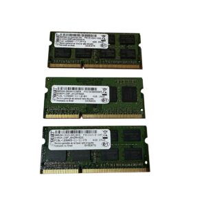 Kit 03 Memória Ram Ddr3 4GB P/ Notebook Pc3l-12800s 1rx8 1.35v - Usado