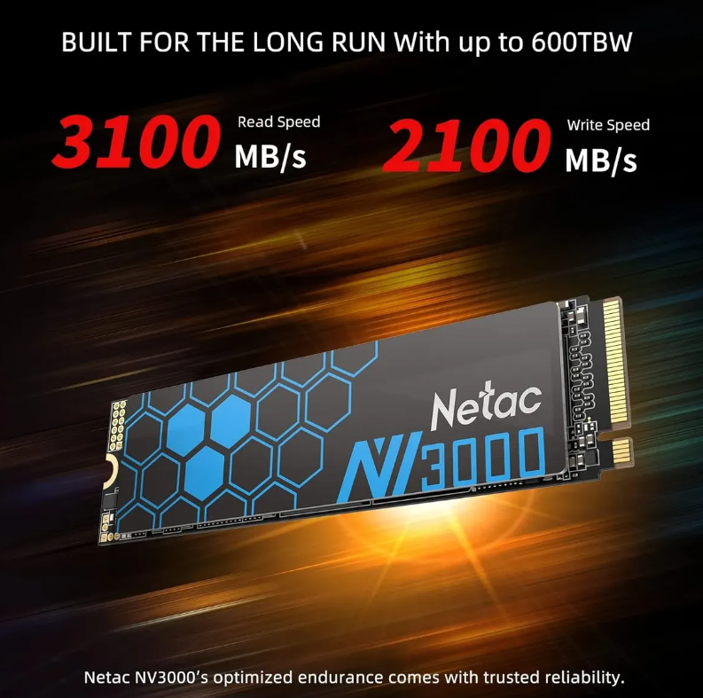 Disco Sólido Interno Netac Nv3000 Ssd Nvme M2 250gb - Novo - Imagem 4