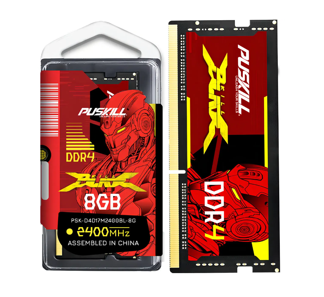 Memória Ram Gamer Notebook PUSKILL 8gb Ddr4 2400mhz Cl17 1.2 Sodimm - Imagem 2