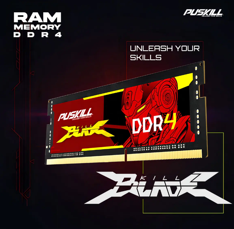 Memória Ram Gamer Notebook PUSKILL 8gb Ddr4 2400mhz Cl17 1.2 Sodimm - Imagem 4