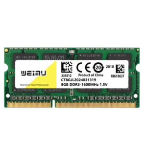 Memória Ram 8GB Weimu DDR3L Frequência 1600mhz Notebook