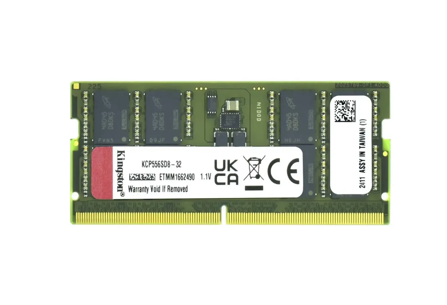 Memória Ram Para Notebook 32gb Ddr5 5600mhz 1.1v Kingston - Imagem 2