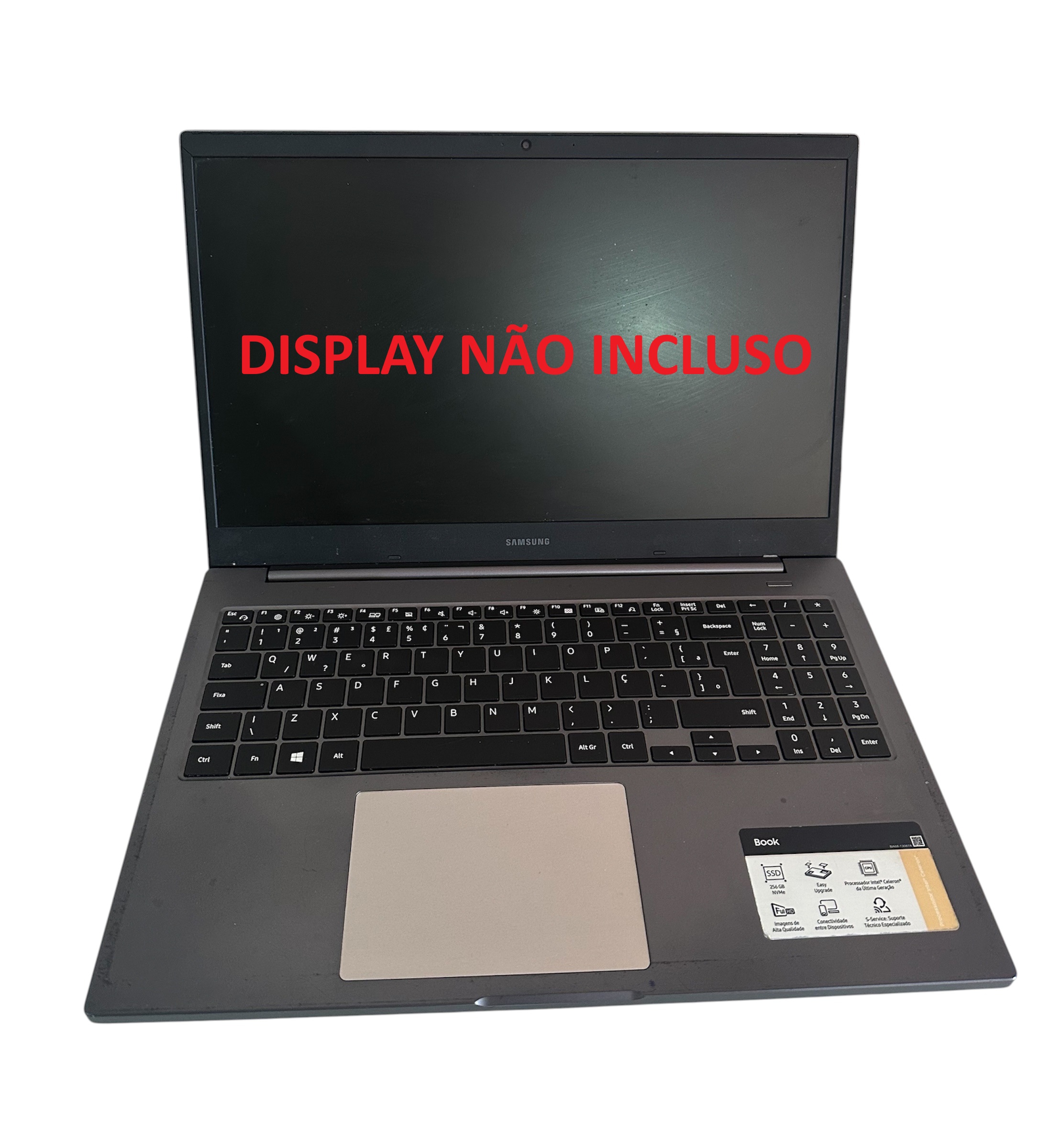 Carcaca Completa S/ Display Notebook Samsung Book Np550xda Leia