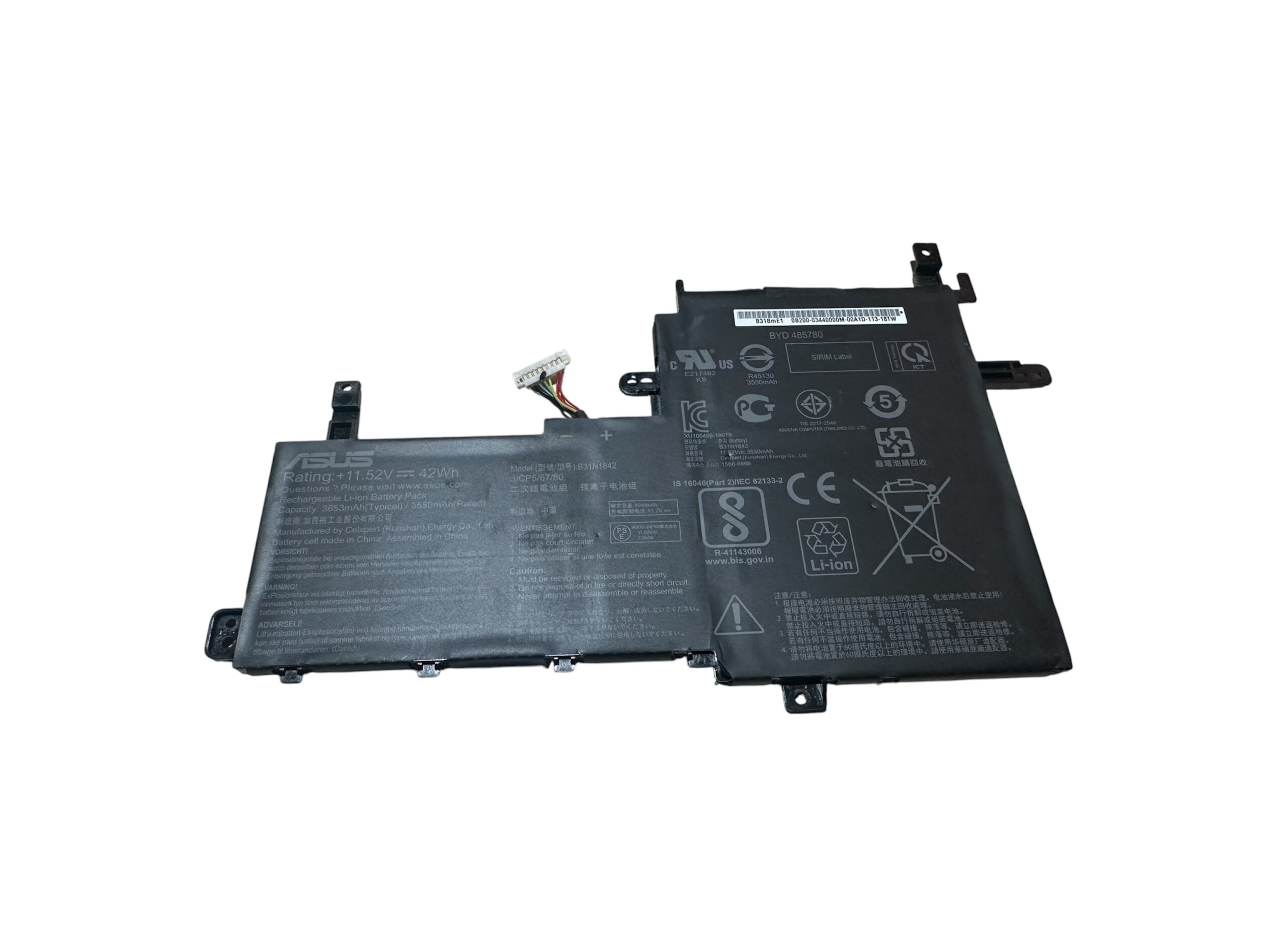 Bateria Para Notebook Asus K513 K513ea-l13522w Original Cod.3547