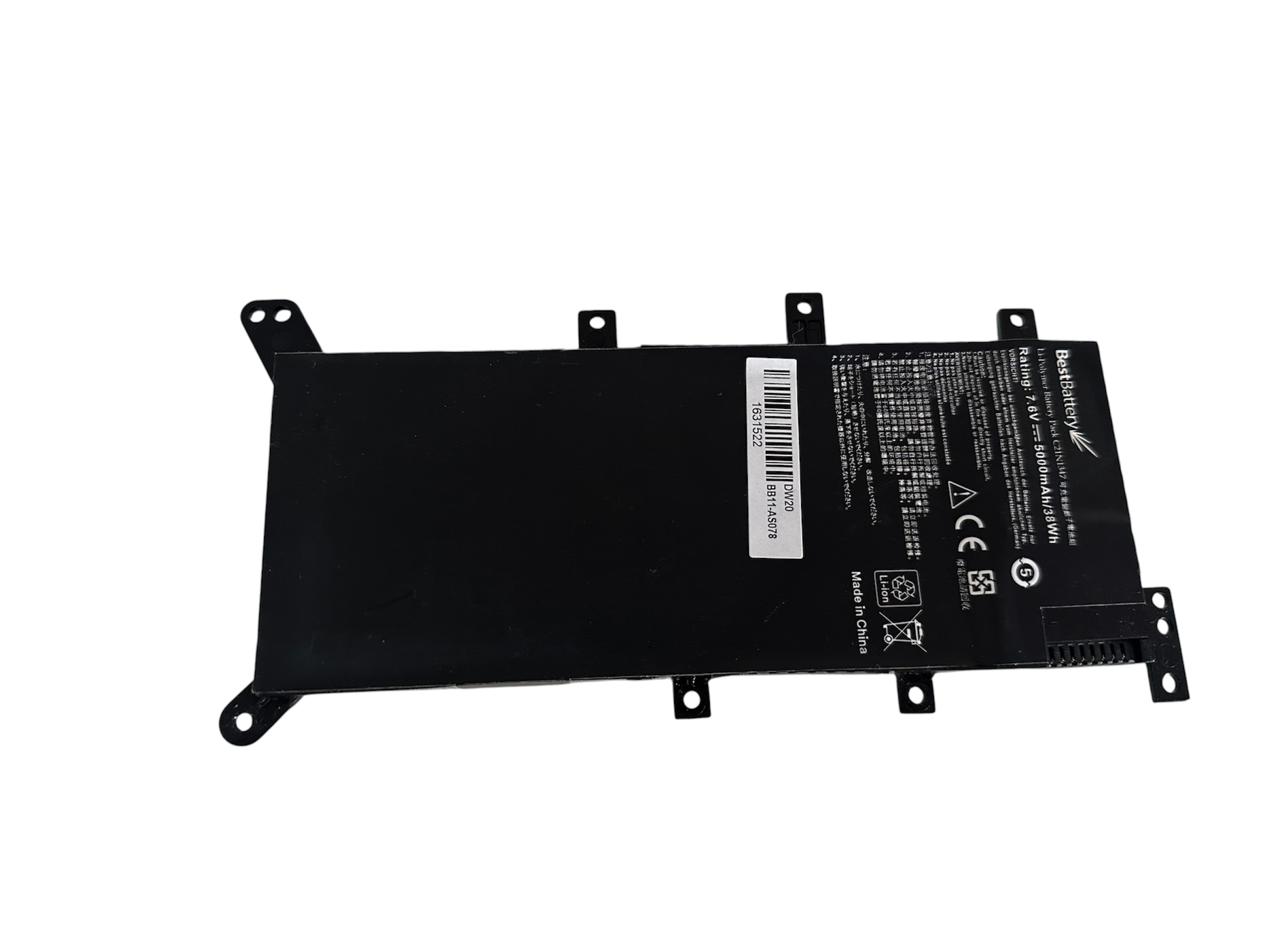 Bateria Para Notebook Asus X555u 5000mak 38wh Cod.3606 - Imagem 2