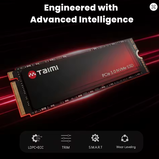 SSD TAIMU 128gb NVME M.2 2280 Pcie 3.0 - Novo - Imagem 4