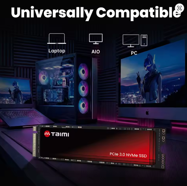 SSD TAIMU 128gb NVME M.2 2280 Pcie 3.0 - Novo - Imagem 3